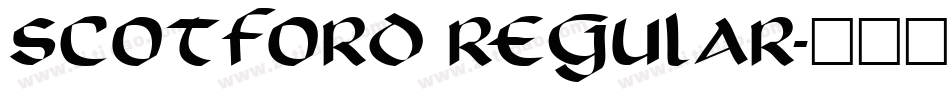 Scotford Regular字体转换